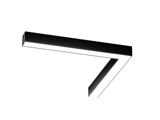 Светильник Угол S50 (RAL9005/625x625mm/LT70 — 4K/26W)
