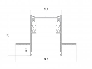 The unique design allows you to easily change the arrangement of light sources and create an infinite number of lighting scenarios.