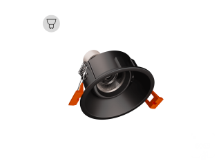 Рамка для LED модуля POINT Twist  (RAL9005 — MR16/GU10)