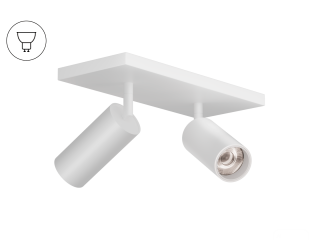 Накладной светильник Trunk Duo (RAL9003/D55 — GU10)