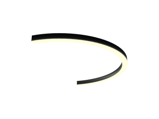 Светильник Дуга (RAL9005/625mm/LT70 — 3K/29W)