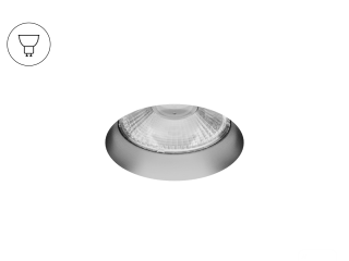 Светильник POINT HIDE (Silver — GU10)