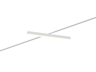 Трековый светильник 6063 5050 TR2 (RAL9003/750mm/Prizma — 4K/28W)